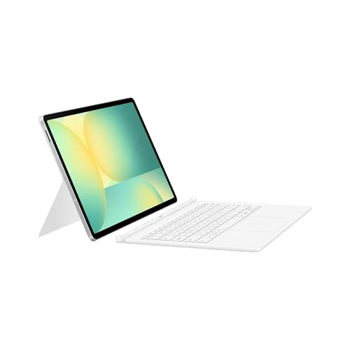 Offerta a tempo: Samsung Book Cover Keyboard Custodia per tablet con tastiera per Galaxy Tab S10 FE+, Bianco - 27% da 294.90 € a 215.98 €