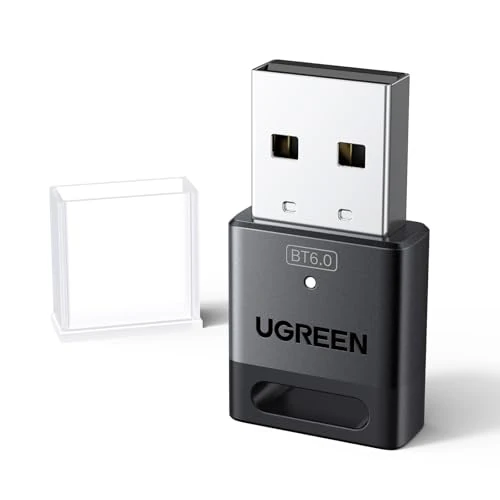 Limited-time offer: UGREEN Bluetooth 6.0 Adapter PC, USB Bluetooth Dongle for PC Windows 11/10/8.1, EDR & BLE Modes, Long Range, Plug & Play, Mini-Sized, for Controller, Headphone, Keyboard, Mouse etc. from 7.99 GBP to 7.59 GBP (save 5%)