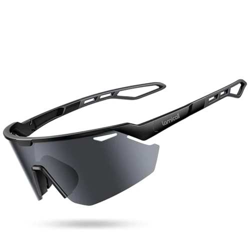 Offerta a tempo: Lamicall Occhiali da Sole Ciclismo Polarizzati [24g Ultraleggero]Anti-UV400 - 15% da 29.99 € a 25.64 €