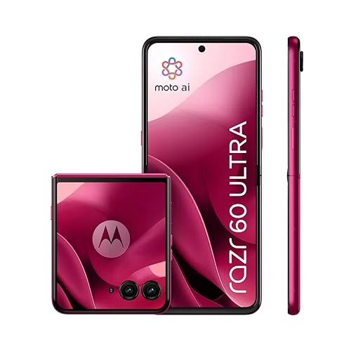 Offerta a tempo: Motorola Razr 60 Ultra con Moto AI (16/512GB, 50+50MP, selfie 50MP, display esterno 4.0" interno 7" pOLED 165Hz, Qualcomm Snapdragon 8 Elite, 4700mAh, 5G, Dual SIM, Android 15) PANTONE Cabaret - 3% da 649.90 € a 629.99 €
