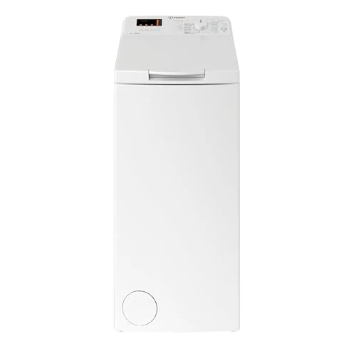 Indesit BTW L50400 IT/N, pralka ładowana od góry 5 kg swobodna instalacja, wirowanie 1000 obrotów na minutę, szerokość 40 cm, głębokość 60 cm, wysokość 90 cm, klasa energetyczna C