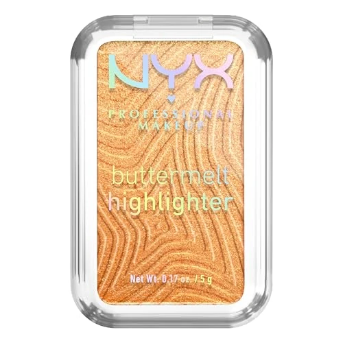 Offerta a tempo: NYX Professional Makeup Illuminante In Polvere, Per un Look Luminoso, Effetto Glow e Finish Perlato, Formula Ultra Sfumabile, Buttermelt Highlighter, shade: 30 Butta Bling, 5 g - 42% da 11.95 € a 6.97 €