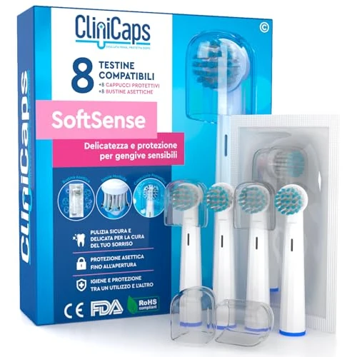 Oferta limitada: 8 Recambios para Cepillo Eléctrico Encías Sensibles Compatibles con Oral-B de 14.99 € a 14.99 € (ahorro 0.00%)