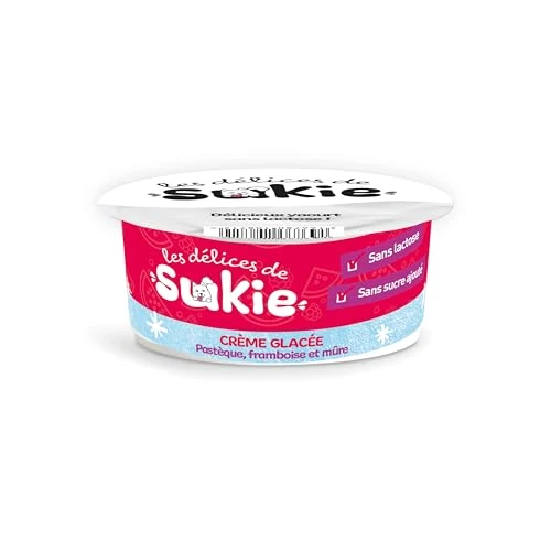 Offerta a tempo: RIGA - Le Delicate Di Sukie Ghiaccio - Dolcetti Cane - Gelato Aromatizzato - Anguria, Lampone e Mora - Yogurt Pastorizzato - Senza Lattosio, Zucchero Aggiunto - Gourmet Naturale Gustosa - 110 g - 30% da 4.42 € a 3.10 €