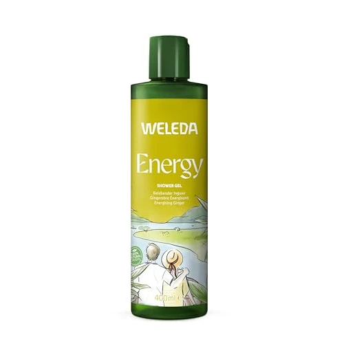 Weleda Gel Doccia Energy Zenzero. Deterge delicatamente la pelle e dona nuova energia, fragranza 100% naturale di zenzero, citronella e legno di cedro (1x400 ml)