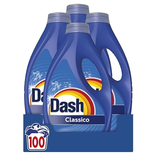 Offerta a tempo: Dash - Detersivo Lavatrice - 100 Lavaggi - 4 Flaconi — 35% da 39,99 € a 25,99 €