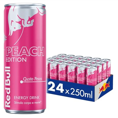 Offerta a tempo: Red Bull Energy Drink, Gusto Pesca, 250 ml (24 Lattine) - 20% da 29.99 € a 23.99 €