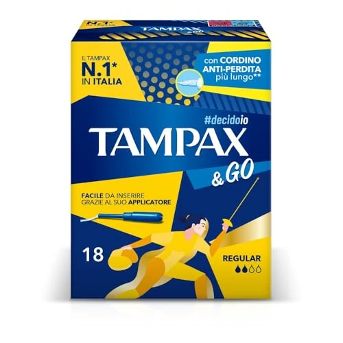 TAMPAX &go Regular x18