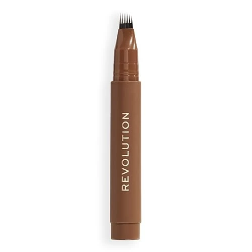 Offerta a tempo: Revolution Instant Brow Hair Pen, Applicatore di Precisione per Tratti Sottile Effetto Pelo, Matita per Sopracciglia Lunga Tenuta, Marrone Caldo, Vegan & Cruelty-Free, 1,8 ml - 25% da 6.99 € a 5.24 €