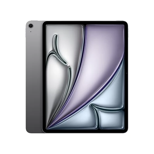 Offerta a tempo: Apple iPad Air 13'' con chip M3: Apple Intelligence, 128 GB, fotocamera frontale e posteriore da 12MP, Wi-Fi 6E, Touch ID, un giorno intero di batteria — Grigio siderale - 16% da 809.00 € a 679.00 €