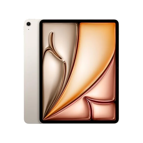 Oferta limitada: Apple iPad Air de 13 Pulgadas con Chip M3 diseñado para Apple Intelligence, Pantalla Liquid Retina, 128 GB, cámara Frontal/Trasera de 12 Mpx, Wi-Fi 6E, Touch ID — Blanco Estrella de 1559.00 € a 645.05 € (ahorro 58.62%)