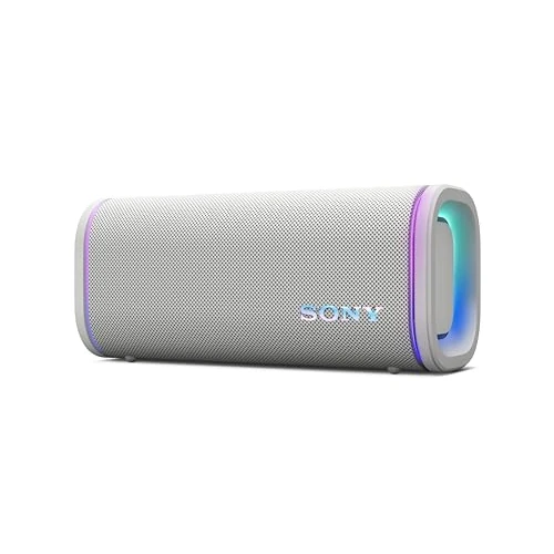 Begrenztes Angebot: Sony ULT Field 5 - Leistungsstarker tragbarer Bluetooth-Lautsprecher, 25-Stunden-Akku, 2 x ULT Power Sound Modi, IP67, wasserdicht, staubdicht, 360° Lichter, Abnehmbarer Schulterriemen - Off-White von 298.33 EUR auf 179.00 EUR (Rabatt 40%)