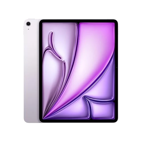 Apple iPad Air 13 cali z chipem M3: Zaprojektowany dla Apple Intelligence, Liquid Retina, 128 GB, aparatów przednich/tylnych 12 Mpx, Wi-Fi 6E, Touch ID, całodzienny czas pracy - fioletowy