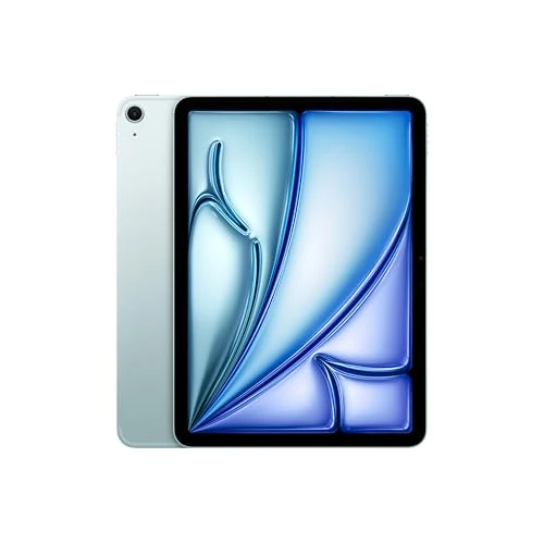 Offerta a tempo: Apple iPad Air 11'' con chip M3: Apple Intelligence, 1 TB, fotocamera frontale e posteriore da 12MP, Wi-Fi 6E + reti cellulari 5G, Touch ID, un giorno intero di batteria — Azzurro - 19% da 1409.00 € a 1141.29 €