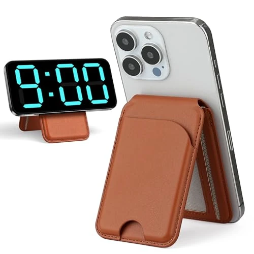 Oferta ograniczona: Magsafe portfel, etui na karty telefoniczne z regulowanym stojakiem, magnetyczne etui na karty z 3 przegródkami na karty, portfel magnetyczny do iPhone'a serii 16/15/14/13/12, nie nadaje się z 6.99 EUR na 6.99 EUR (znizka 0%)