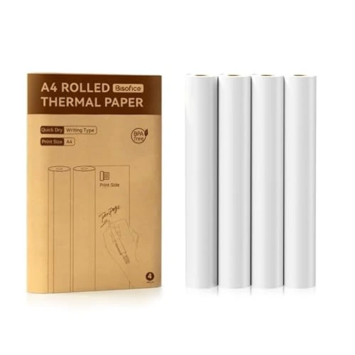 Offre limitee: Bisofice A4 Rouleau de papier thermique de 29.99 EUR a 29.99 EUR (economie 0%)