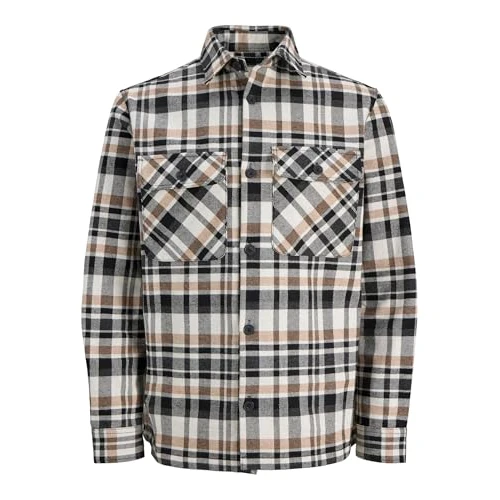 Offerta a tempo: JACK & JONES Giacca Camicia Regular Fit Bianca S - 40% da 59.99 € a 35.95 €