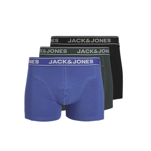 Offerta a tempo: Jack & Jones Jacblack Friday Trunks - Confezione da 3 Pezzi, Nero, XL - 0.00% da 29.99 € a 29.99 €
