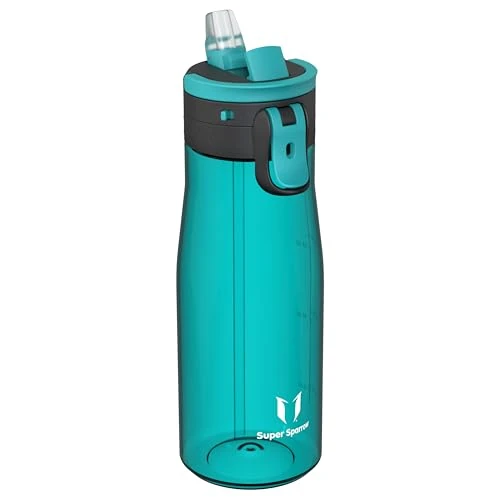 Oferta limitada: Sparrow Botella Agua 1L - Sin BPA - TouchFlow Tritan Botella con Pajita, para Deportiva, Gimnasio, Ciclismo de 17.59 EUR a 16.95 EUR (ahorro 4%)