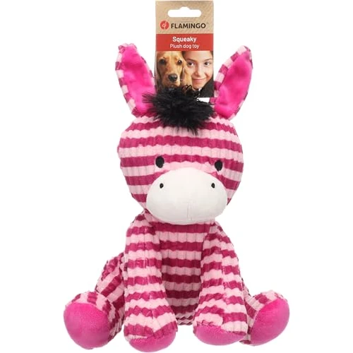 Offerta a tempo: Flamingo Giochi per gatti – Azor asino rosa XL – 29 cm – Peluche morbido e velluto a coste – Con squeaker – Design unico - 0.00% da 13.80 € a 13.80 €