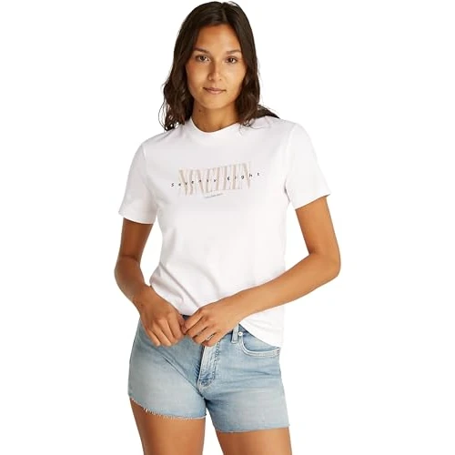 Offerta a tempo: Calvin Klein Maglietta S/S Donna — 35% da 39,90 € a 25,76 €