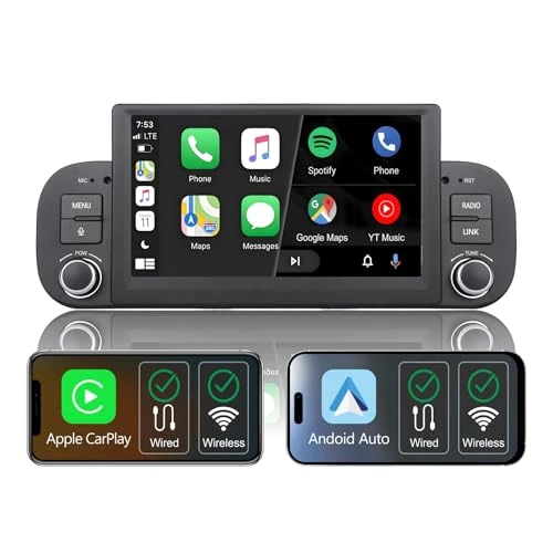 Oferta limitada: Radio para Fiat Panda 2013-2020,con Sistema Linux y Pantalla IPS 7".CarPlay Inalámbrico y Android Auto Integrados,Control Original del Volante, Bluetooth 5.0,Am/FM RDS,USB,EQ/DSP y Alta Potencia de 189.99 EUR a 189.99 EUR (ahorro 0%)