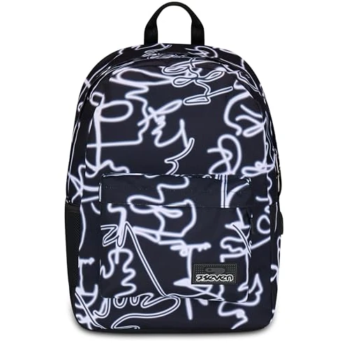 Limited-time offer: Seven Ischoolpack with Integrated Powerbank and USB Backpack Unisex – Children and Teenagers, Black, Unica, modern from 49.84 £ to 49.84 £ (save 0.00%)