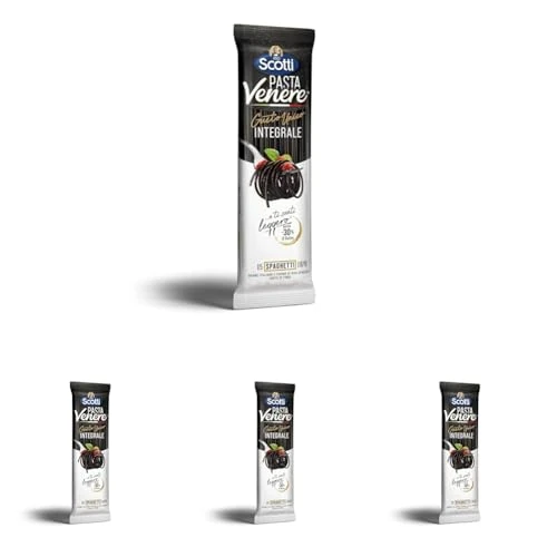 Offerta a tempo: Riso Scotti, Pasta Venere Spaghetti di Riso, Pasta Integrale di Riso Venere Coltivato in Italia, Fonte di Fibre, Fosforo e Proteine, Ideale per un'Alimentazione Equilibrata, Formato 400 g - 40% da 9.96 € a 5.96 €