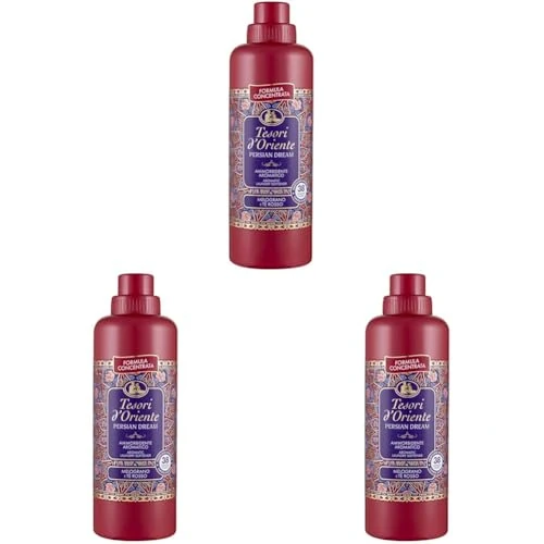 Tesori d'Oriente - Ammorbidente Lavatrice Concentrato Persian Dream, dalle Note di Gelsomino e Melograno, Fino a 38 Lavaggi, con Preziose Microcapsule Per Capi Morbidi e Profumati, 760 ml