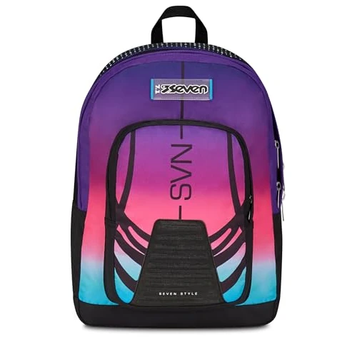 Offerta a tempo: Seven Zaino Scuola Freethink Nuanced, Viola, Doppio Scomparto Con Tasca per PC e Tasca per Borraccia, Capienza 34 litri, Scuole Medie e Superiori, Per Ragazzo e Ragazza - 49% da 63.45 € a 32.30 €