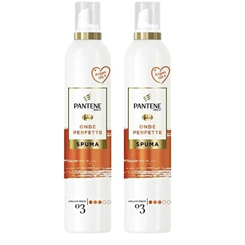 Offerta a tempo: Pantene Pro-V - Spuma Onde Perfette Nutriente e Termoprotettiva - 2 Pezzi — 47% da 10,46 € a 5,58 €