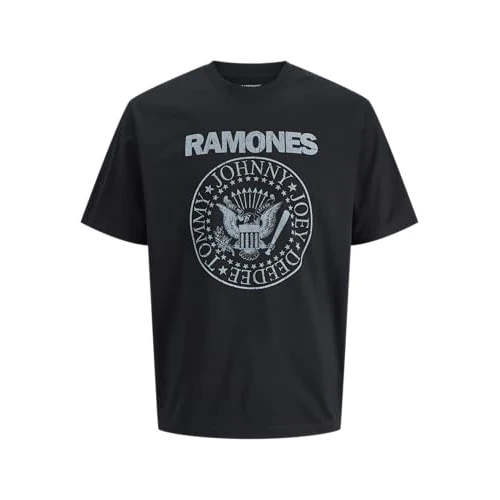 Offerta a tempo: JACK & JONES Jprbluramones S Tee, Nero, M - 0.00% da 17.93 € a 17.93 €