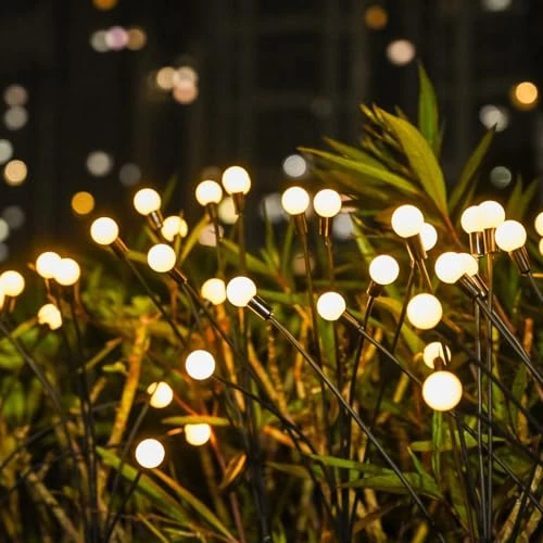 Offerta a tempo: BEPER P207ILO104 Lampada solare da esterno, luce solare con 6 sfere LED, lucciole da giardino, lampada solare da giardino, luce con picchetto per vialetti e aiuole - 47% da 15.00 € a 7.90 €