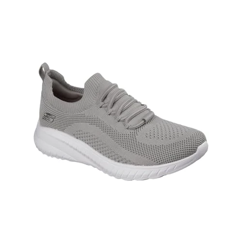 Oferta limitada: Skechers Squad Chaos SR Medical Service - Zapatos para Mujer, Color Gris Pardo, Talla 36, marrón, 36.5 EU de 74.95 € a 50.24 € (ahorro 33%)