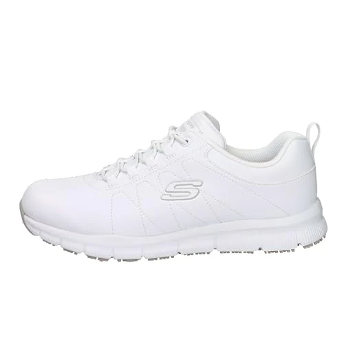 Offerta a tempo: Skechers Nampa Beja, Scarpe per Professionisti Sanitari Donna, White Synthetic, 38 EU - 37% da 69.95 € a 44.10 €