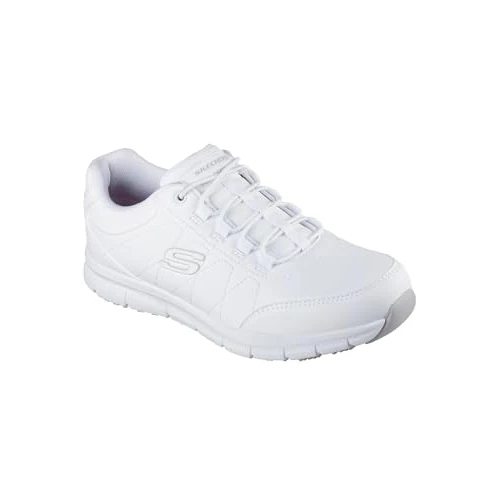 Skechers Herren Nampa OsilMedical Serviceschuh, Synthetik, Weiß, 42.5 EU