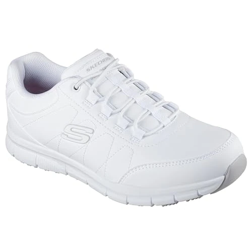 Limited offer: Skechers Women's Sure Track Trickel Safety Shoes, White synthetic., 11 US from 69.95 EUR to 47.27 EUR (save 32%)