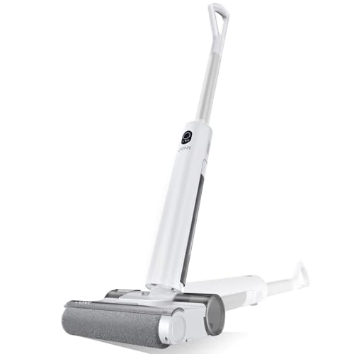 Offerta a tempo: JONR S20 Pro Aspirapolvere lavapavimenti, Design Piatto 180° con Autopulizia, Leggero & Pulizia Dei Bordi per Peli di Animali su Pavimenti Duri - 0.00% da 123.54 € a 123.54 €