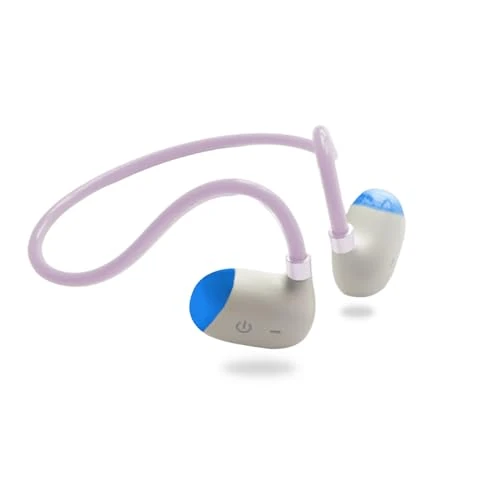 Offerta a tempo: EJEAS X3 - Auricolari aperti senza fili, Bluetooth 5.3, per sport, con luce notturna per corsa, ciclismo, sport, colore: viola - 50% da 9.99 € a 5.00 €