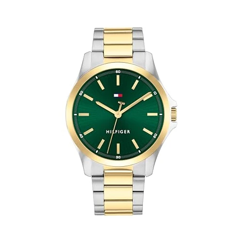 Oferta limitada: Tommy Hilfiger Reloj con Movimiento de Cuarzo de Tres Manecillas para Hombre con Correa de Acero Inoxidable Bicolor - 1792192 de 129.00 € a 129.00 € (ahorro 0.00%)