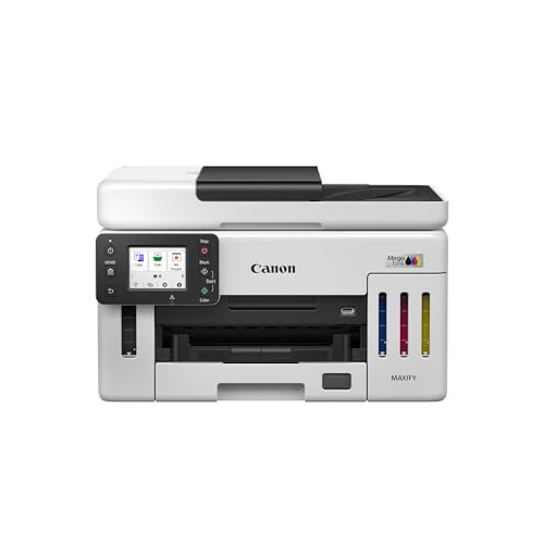 Oferta limitada: Canon MAXIFY GX6150 Impresora Multifunción de Tinta Recargable Wi-Fi | Tanque de tinta recargable para oficina; AirPrint inalámbrico y Mopria; 6,000 páginas negras, 14,000 páginas color de 439.99 € a 439.99 € (ahorro 0.00%)