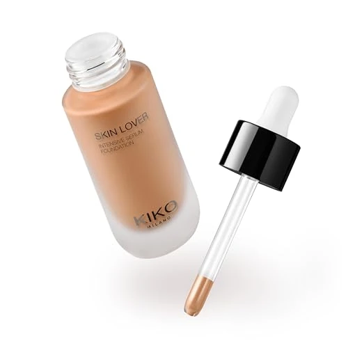 KIKO Milano Skin Lover Intensive Serum Foundation 5WO, Base De Maquillaje Hidratante En Sérum De Larga Duración