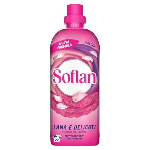 Offerta a tempo: Soflan Detersivo Lavatrice Profumato per Delicati alla Rosa, 900ml - 33% da 2.99 € a 1.99 €