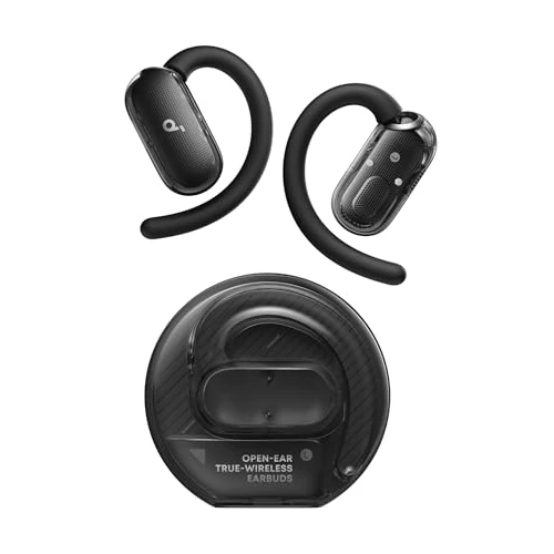 Limited offer: Soundcore V40i by Anker, Open-Ear Headphones, Clear Design, Lidless Case, 4 Adjustable Positions for Every Ear Size, Richer Bass, IP55, 21H Playtime, AI Clear Calls, Bluetooth 5.4, App Control from 79.98 USD to 39.99 USD (save 50%)