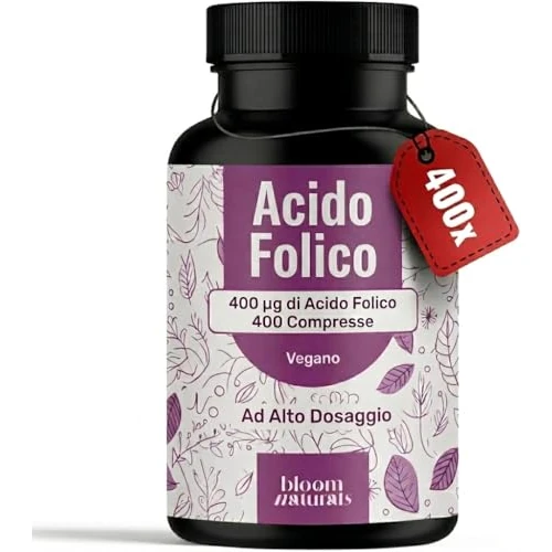 Offre limitée : Acide Folique Hautement Dosé - 400 Comprimés - Vitamine Grossesse - Vitamine B9 Acide Folique - Vegan & Produit en Allemagne de 13.95 € à 13.95 € (0.00% de remise)