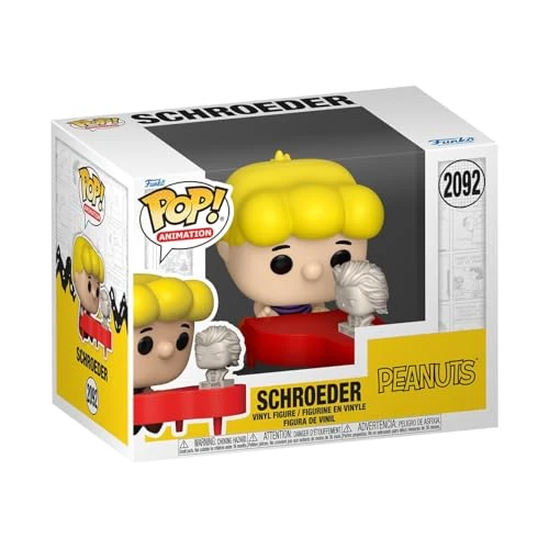 Funko Pop! Premium: Peanuts S8 - Schroeder - Classic Peanuts - Figurka kolekcjonerska z winylu - pomysł na prezent - oficjalny towar - zabawki dla dzieci i dorosłych - fanów kreskówek