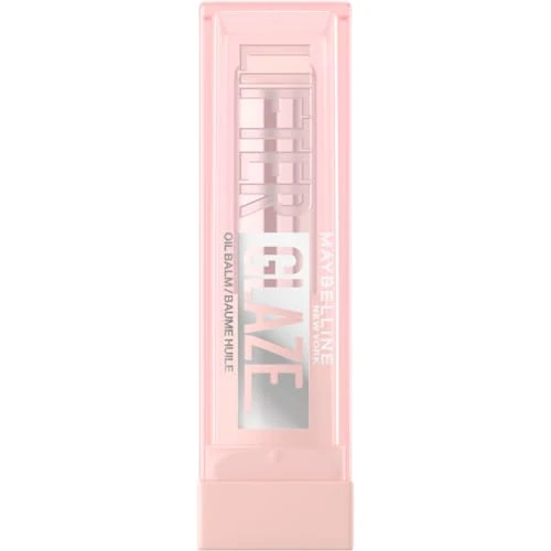 Maybelline New York Lifter Glaze Oil 001 Clear Crave balsam do ust do 24 godzin nawilżenia, z błyszczącymi pigmentami, 3 g