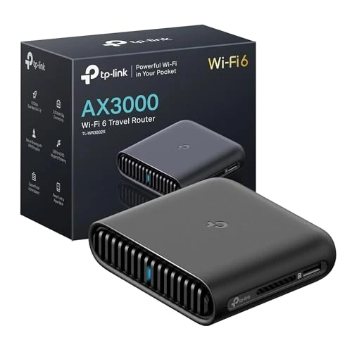 Tijdelijke aanbieding: TP-Link TL-WR3002X: draagbare router AX3000 Wi-Fi 6 met 2,5 Gbps connectiviteit, meerdere modi (router, access point, extender, client enz.) en USB-C prestaties, ideaal voor op reis van 89.99 EUR naar 54.99 EUR (korting 39%)