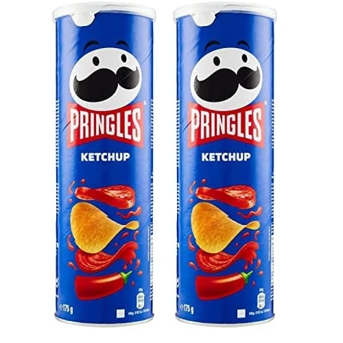 Offerta a tempo: Pringles Snack Salato al Gusto di Ketchup, 175g (Confezione da 2) - 22% da 6.38 € a 4.98 €