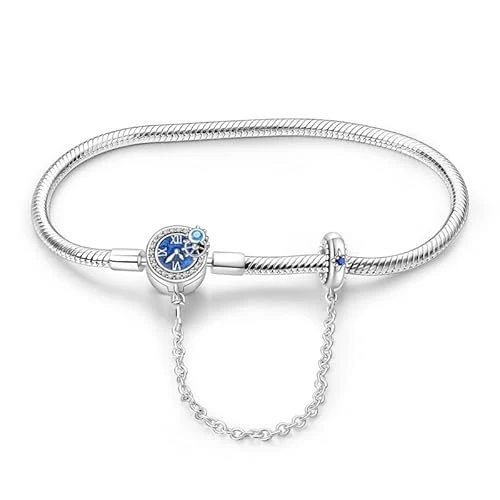Limitiertes Angebot: TINSLO Damen Armband 925 Sterling Silber, Armbänder mit Herz Verschluss Moments Schlangen Gliederarmband Armkette Valentinstag Muttertag Geburtstags Weihnachten Geschenk für Frauen Freundin Mama von 19.99 EUR auf 19.99 EUR (Spare 0%)